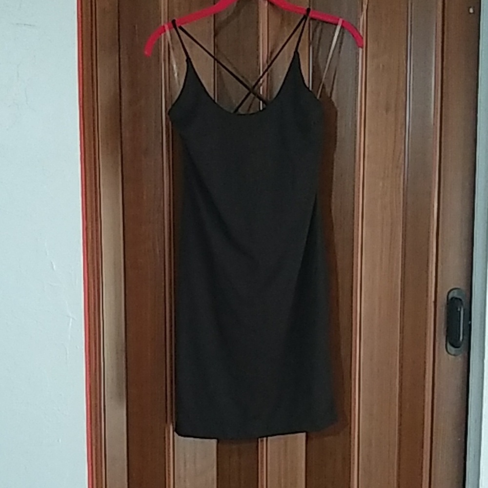 Smooth black dress